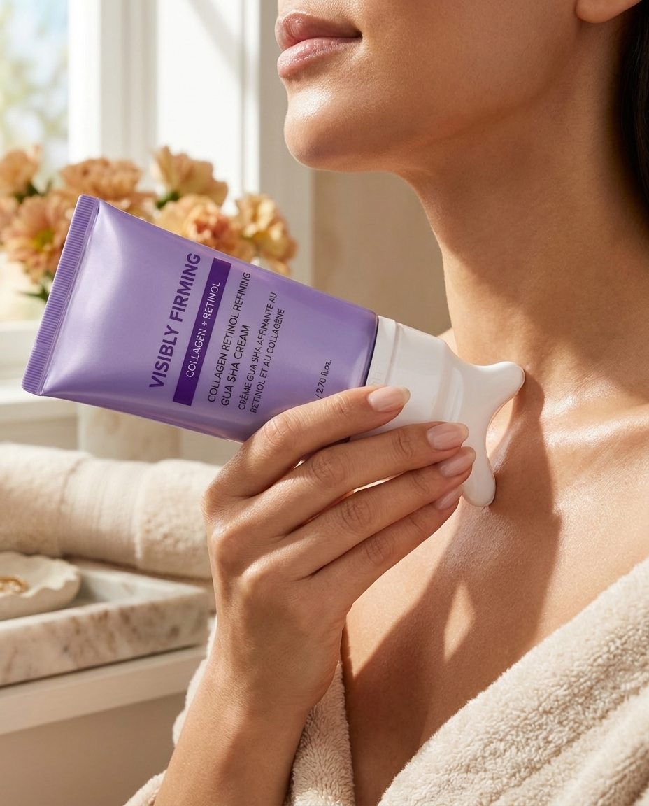 Gua Sha Creme - application lifestyle shot