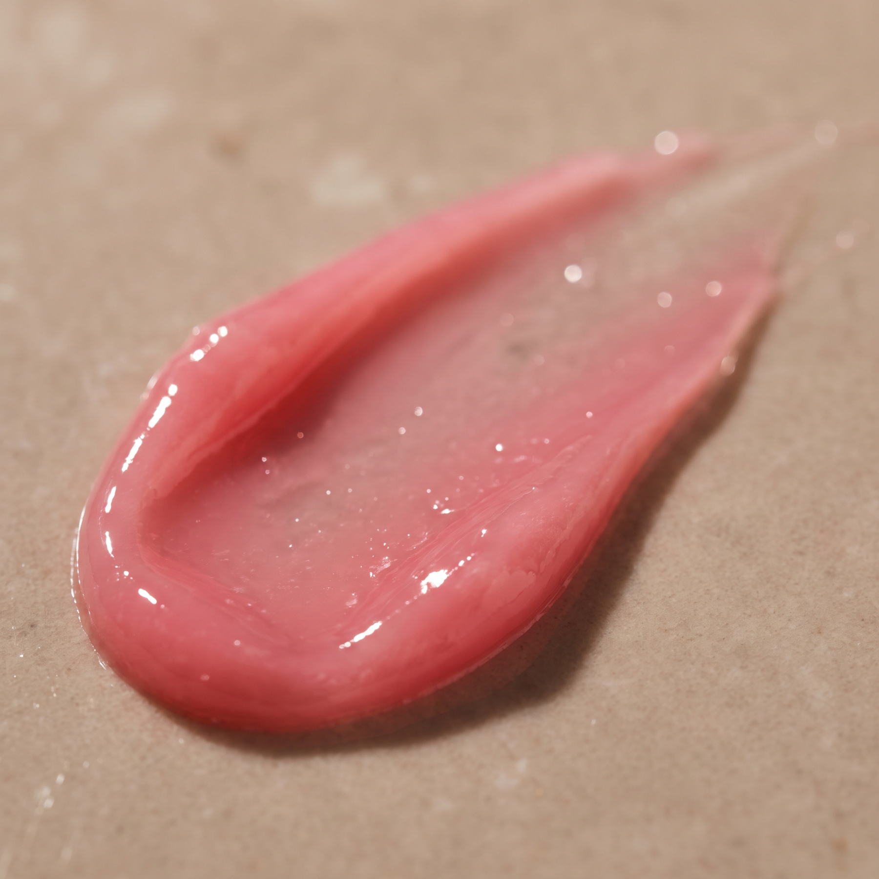Pink collagen balm texture