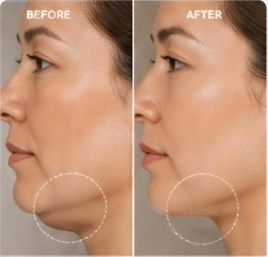 Underchin fullness